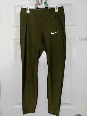 Nike Women’s Olive Green Dri-FIT Training Pants